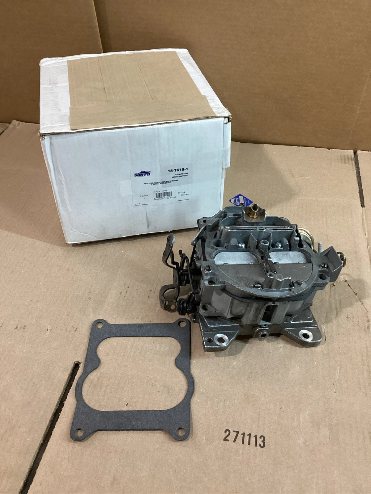 Carburetor for Sierra Marine Inboard Engines 18-7615-1 (Open Box)
