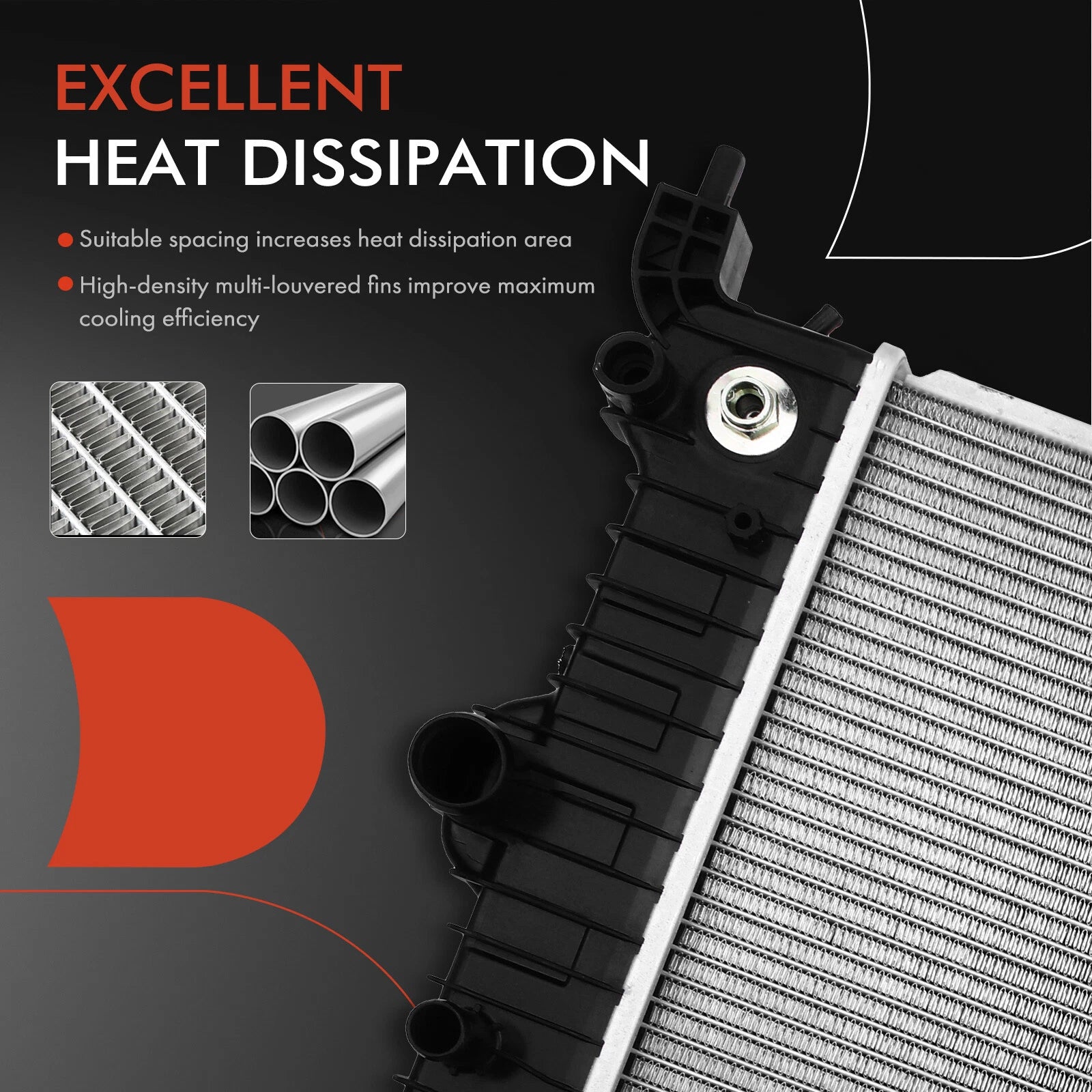 Radiator with Trans Oil Cooler for Chevy Sonic (2012-2018)