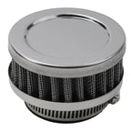 Air Filter Cleaner / 45MM Round Tapered Rubber Silver for Motorcycle