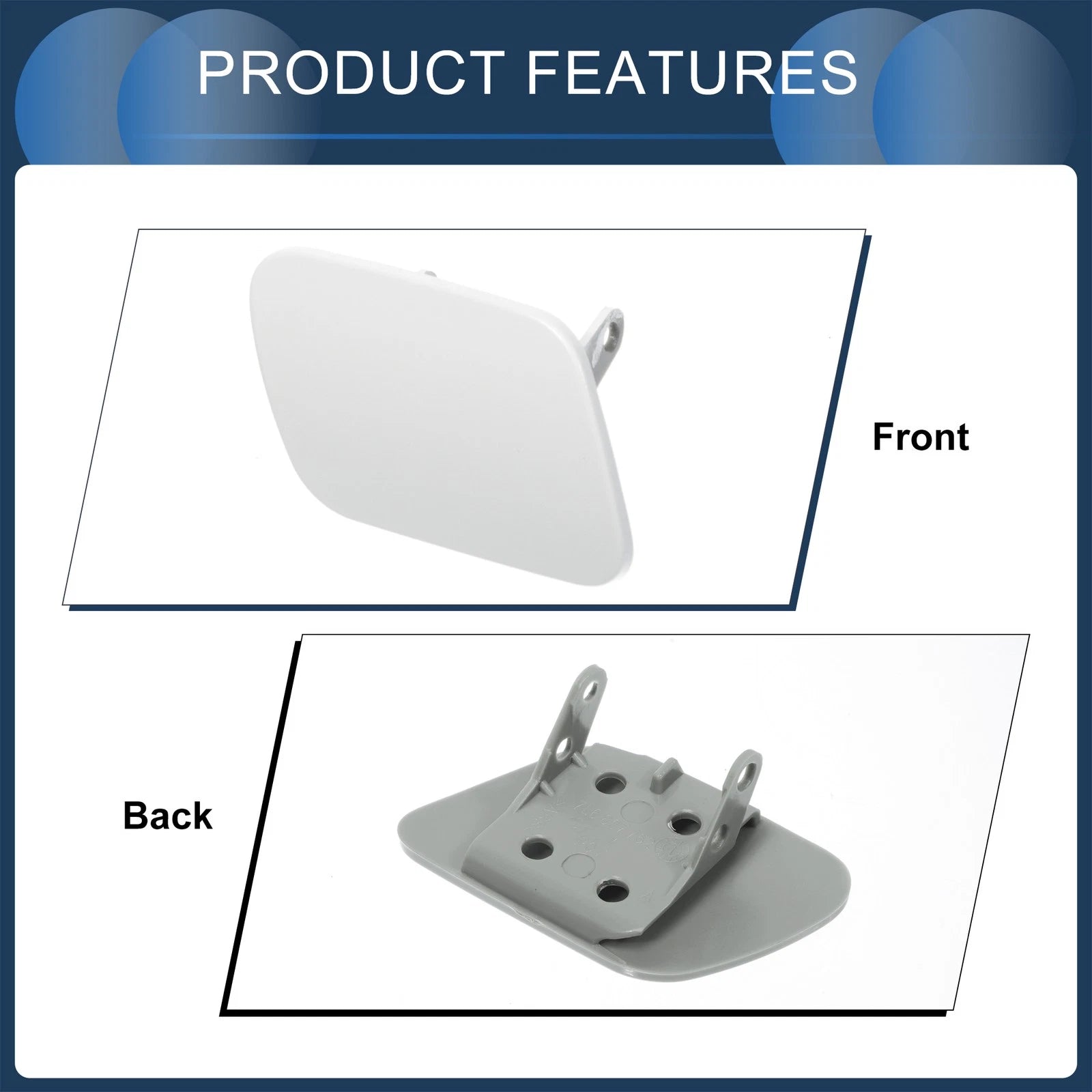 Front Right Washer Nozzle Cover Cap for Volkswagen Touareg (2002–2006)