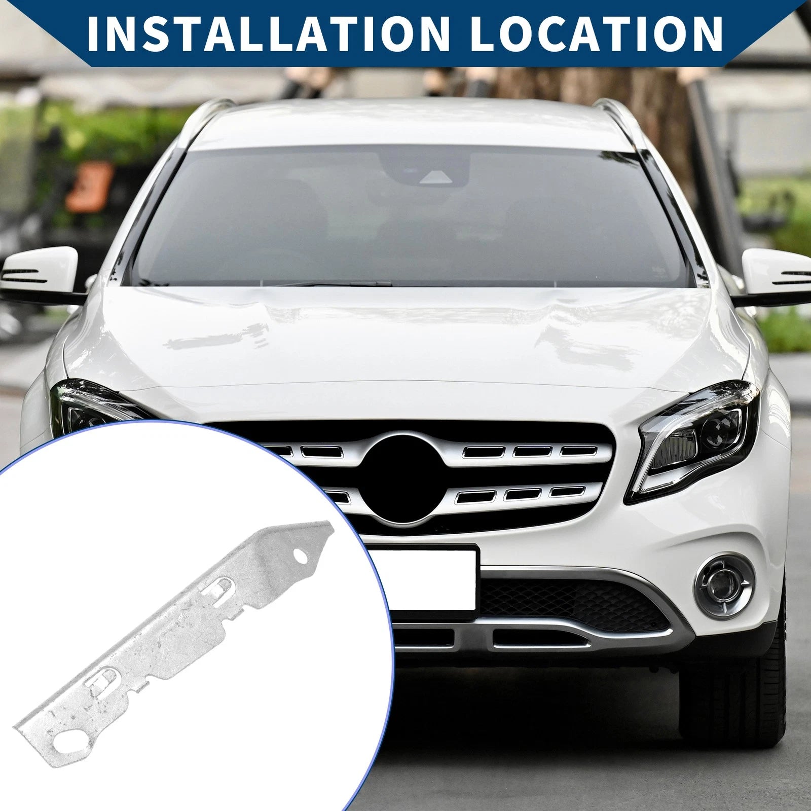 Front Right Bumper Retainer Bracket No. 51117227898 for BMW 335i (2011–2013)