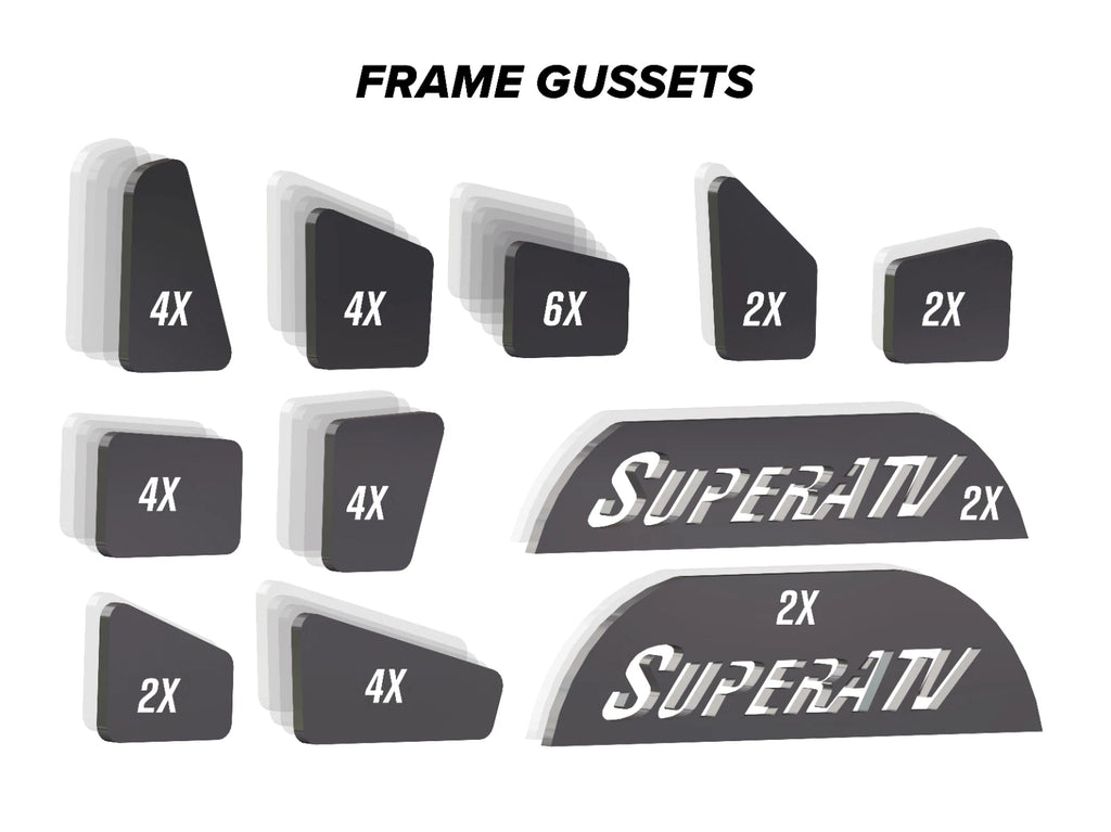 Weld-In Gusset Kit for Can-Am Defender HD 5 / HD 8 / HD 10 (2016–2023)