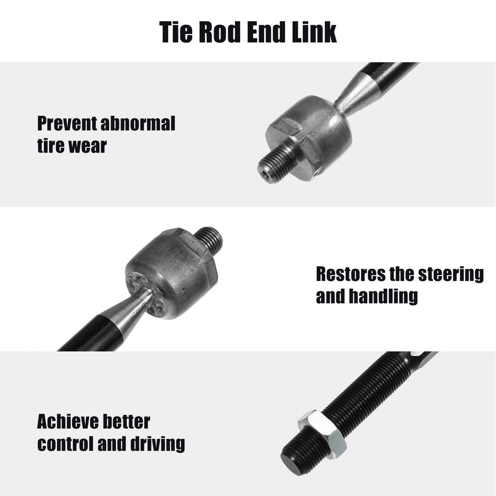 6 Pcs Tie Rod End Link for Mazda 3 (2004–2013)