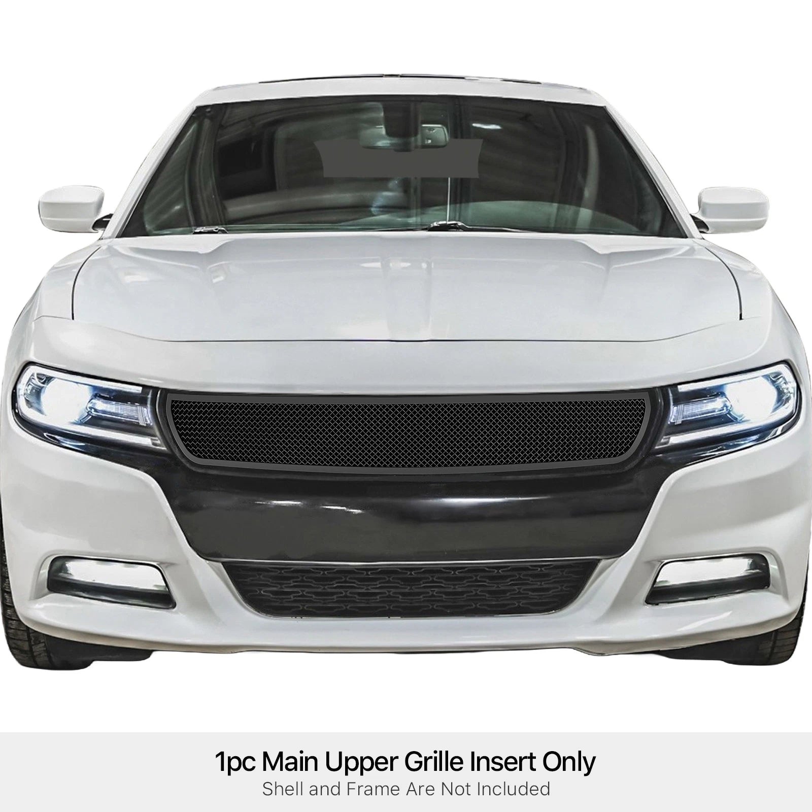 Stainless Black Mesh Grille for Dodge Charger (2015-2023)