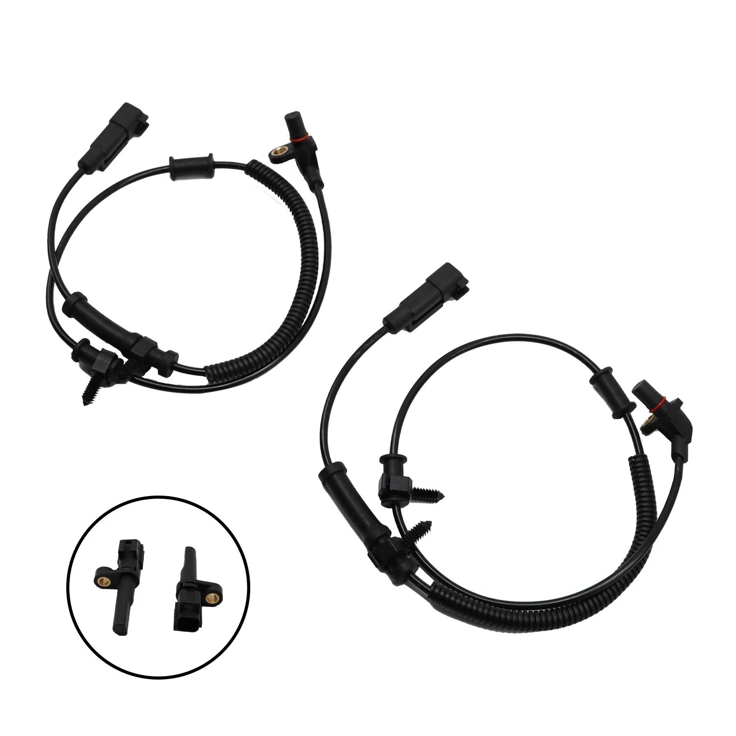 Set of 2 ABS Wheel Speed Sensors for Dodge RAM 1500 (2009–2012)