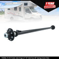 7000lbs Trailer Axle for 8 Lug Vehicles (95" Hub Face, 80" Spring Center)