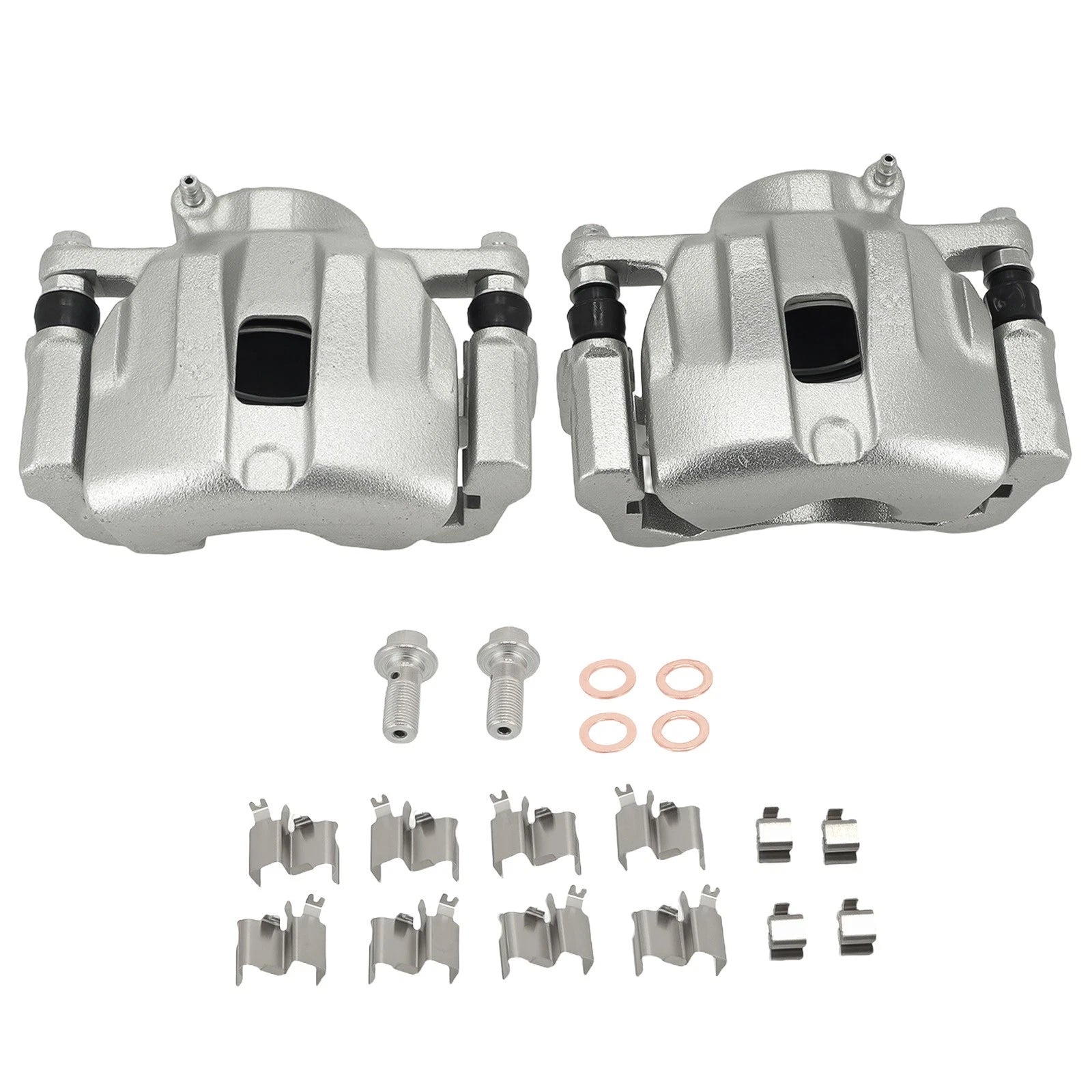 Front Disc Brake Caliper Kit Pair for Suzuki Grand Vitara (2006-2013)
