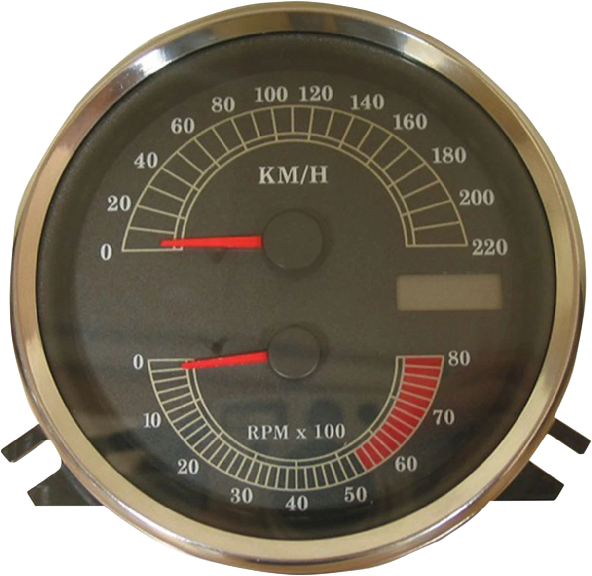 Electronic Speedometer/Tachometer for Drag Specialties (220 KPH/8000)