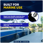 2-Pack Inflator Pump Kit for Boat Fender (Includes 2 Hand Pumps & 8 Needles)