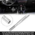 Shift Knob Extender for Honda Civic Fit (M10X1.5, Silver Tone)