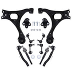 12x Front Lower Control Arms Sway Bars Suspension Kit for Honda Civic (2006–2011)