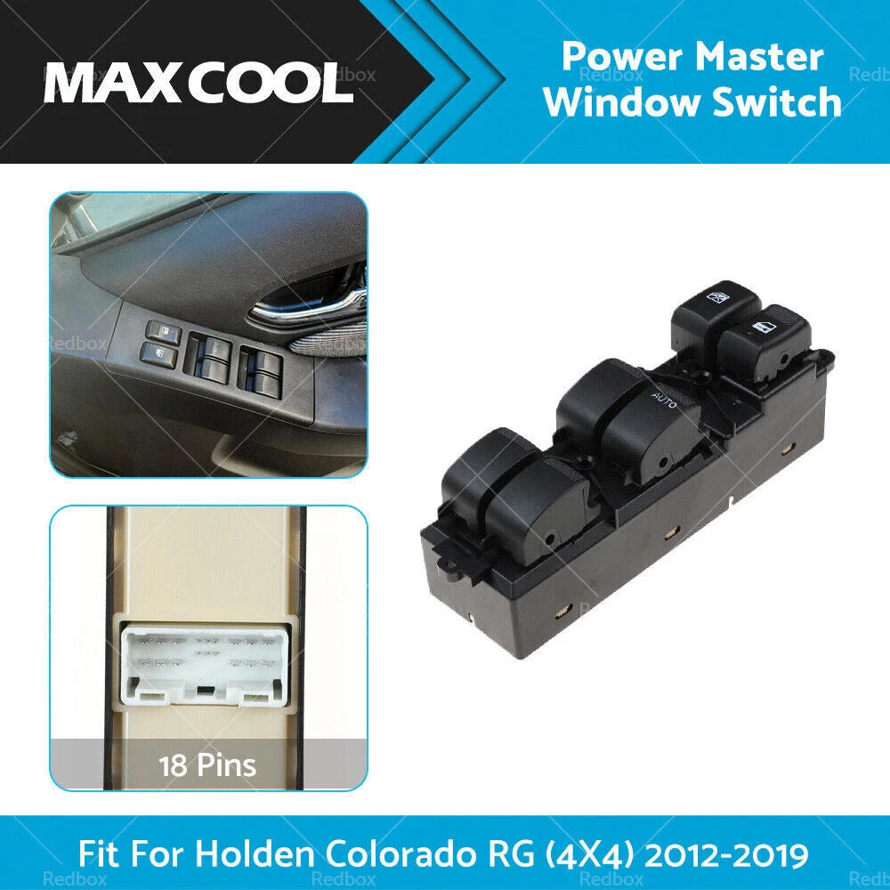 Power Master Window Switch for Holden Colorado RG, Isuzu D-Max (2012–2019)