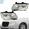Halogen Headlight Assembly for Chrysler 300 (2018–2023) Driver LH+RH Side