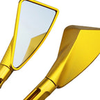 CNC Rear View Side Mirrors for Kawasaki Ninja ZX10R ZX6R Gold (2004-2008)
