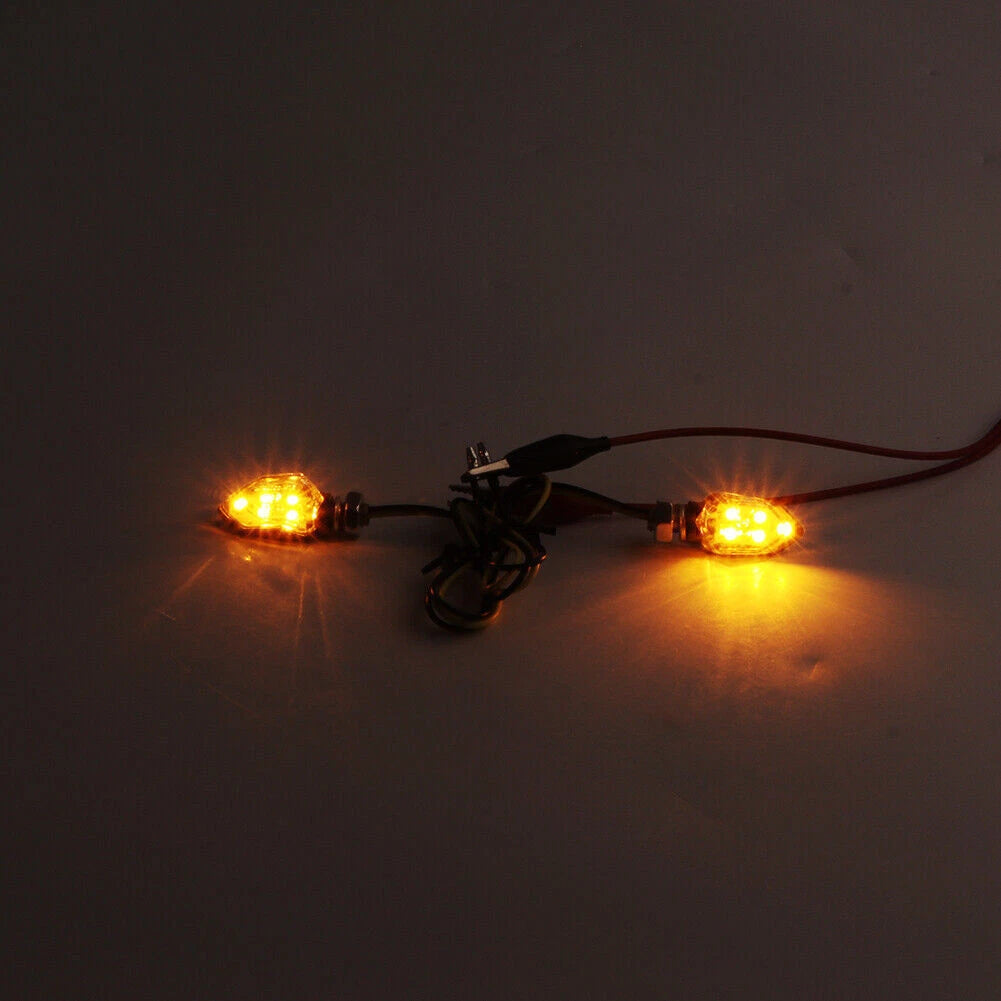 LED Turn Signal Indicators for Universal Motorcycle (8mm)