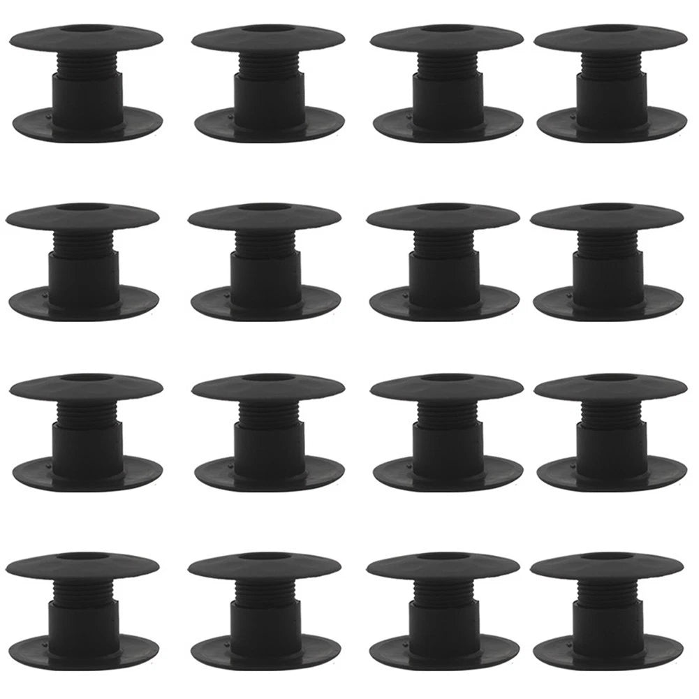 16pcs Foosball Bearings with Threaded Structure for Simple Installation