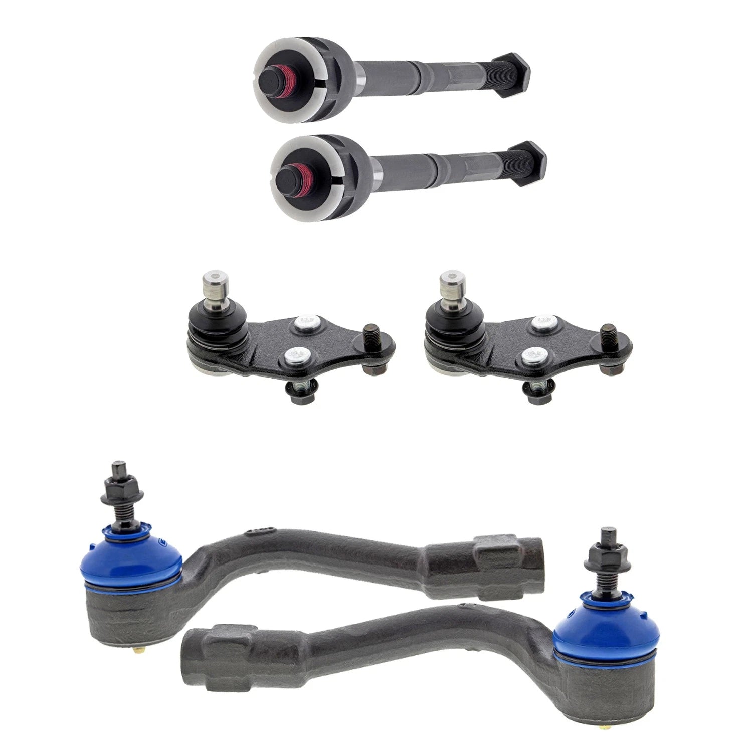 Inner Outer Tie Rods & Lower Ball Joints Kit for Kia Sorento (2011–2016)