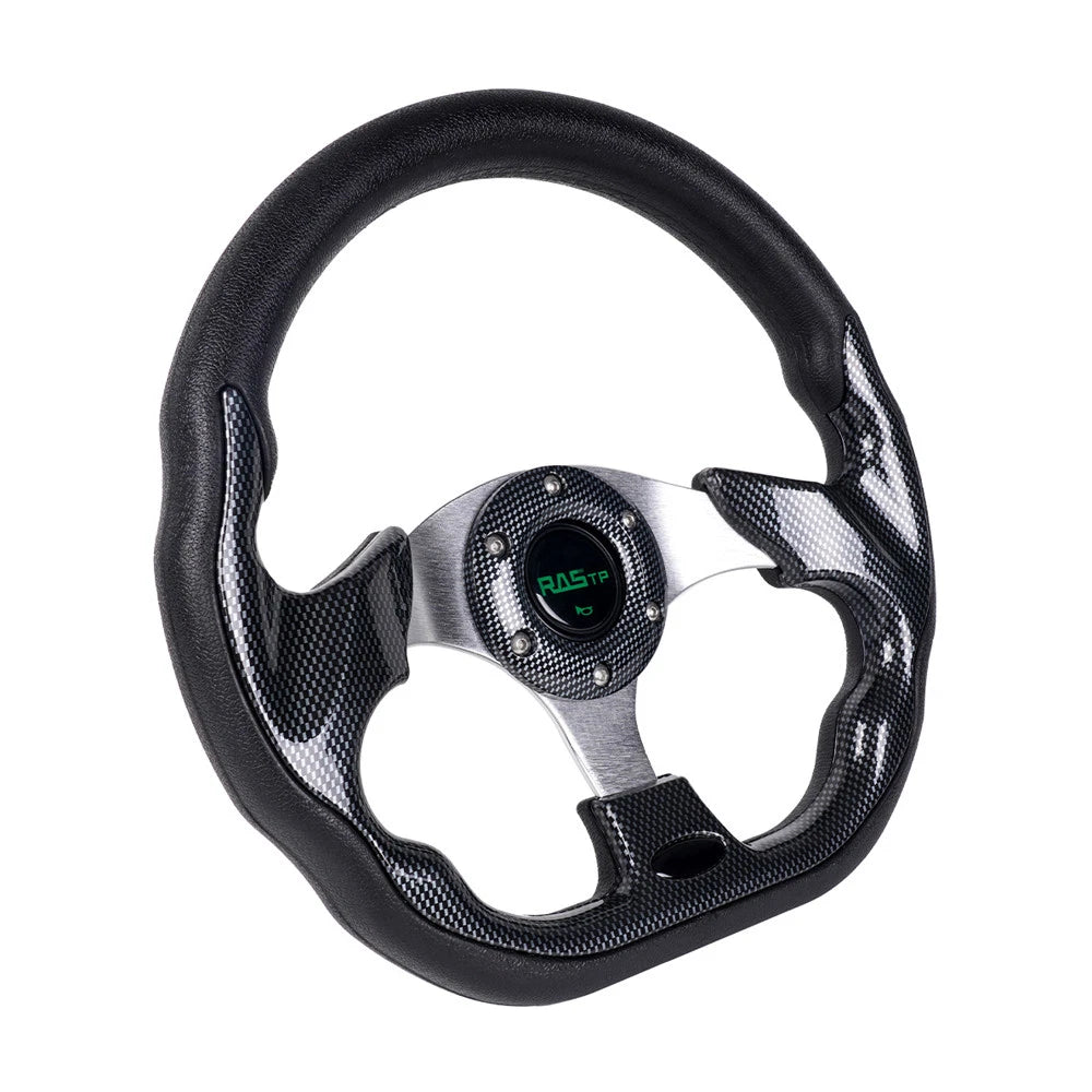13" Racing Steering Wheel with Hub Adapter for Ford Mustang (1984–2004)