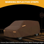 Car Cover Waterproof All Weather for Ford Transit (2014–2023) 210D-PU Zipper