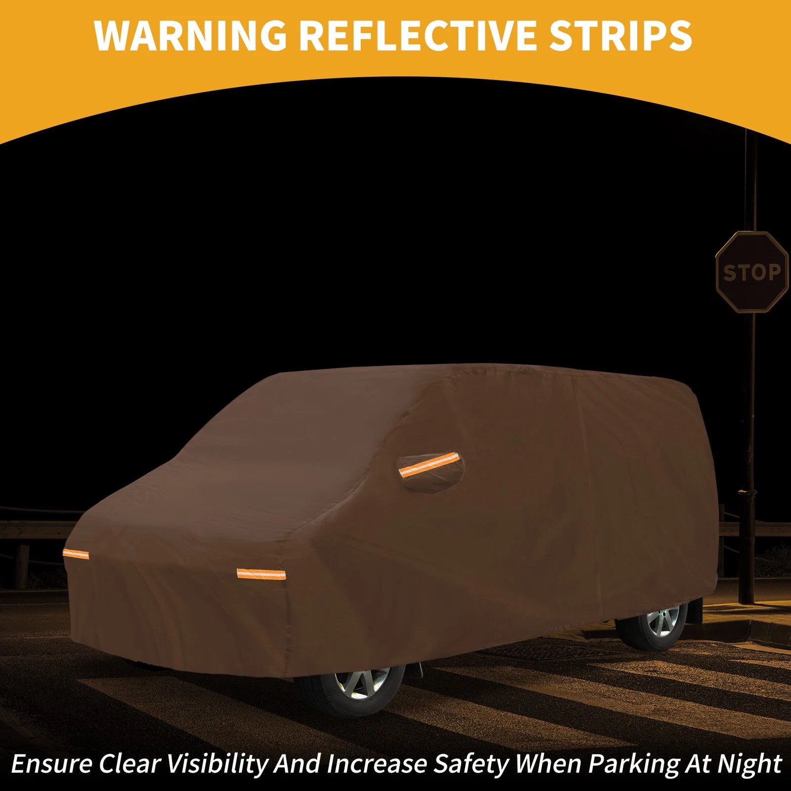 Car Cover Waterproof All Weather for Ford Transit (2014–2023) 210D-PU Zipper