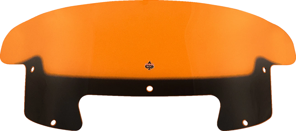 Klock Werks Kolor Flare Windshield 8" Orange for Indian (2014–2023) KWW-04-0628