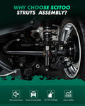Front Complete Struts Coil Spring Assembly for Chrysler Cirrus (1999–2000)
