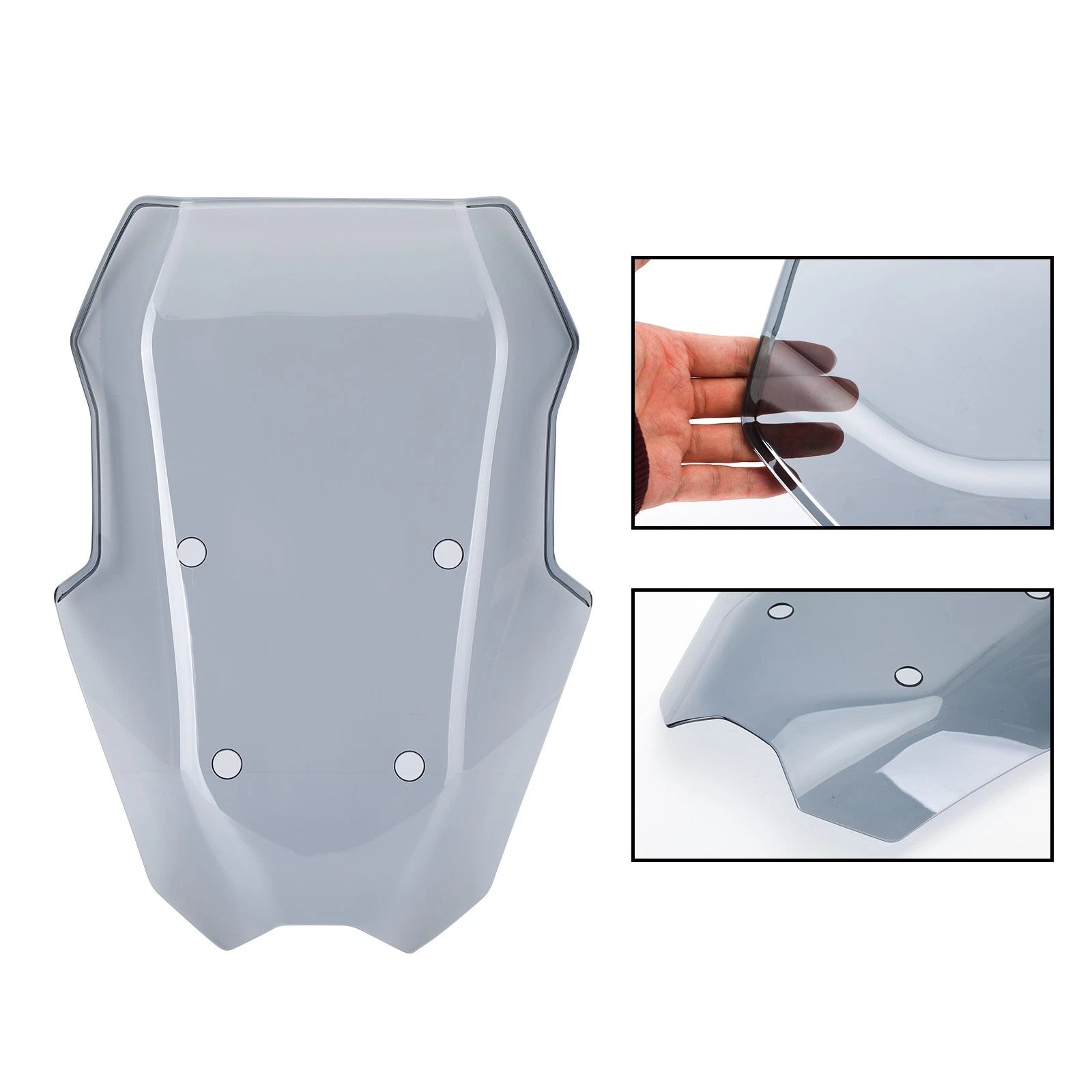 ABS Plastic Windshield for BMW C400X (2018–2021) Gray