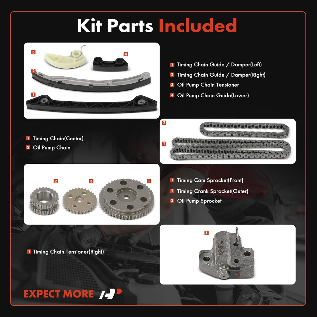 10X Timing Chain Kit for Ford Fusion Mercury Milan (2006)
