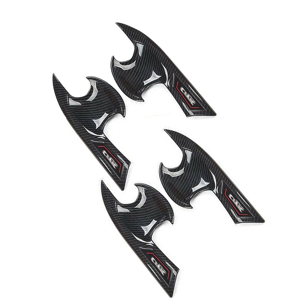 Carbon Fiber Door Handle Bowl Frame Trim for Honda Civic (2016-2021)