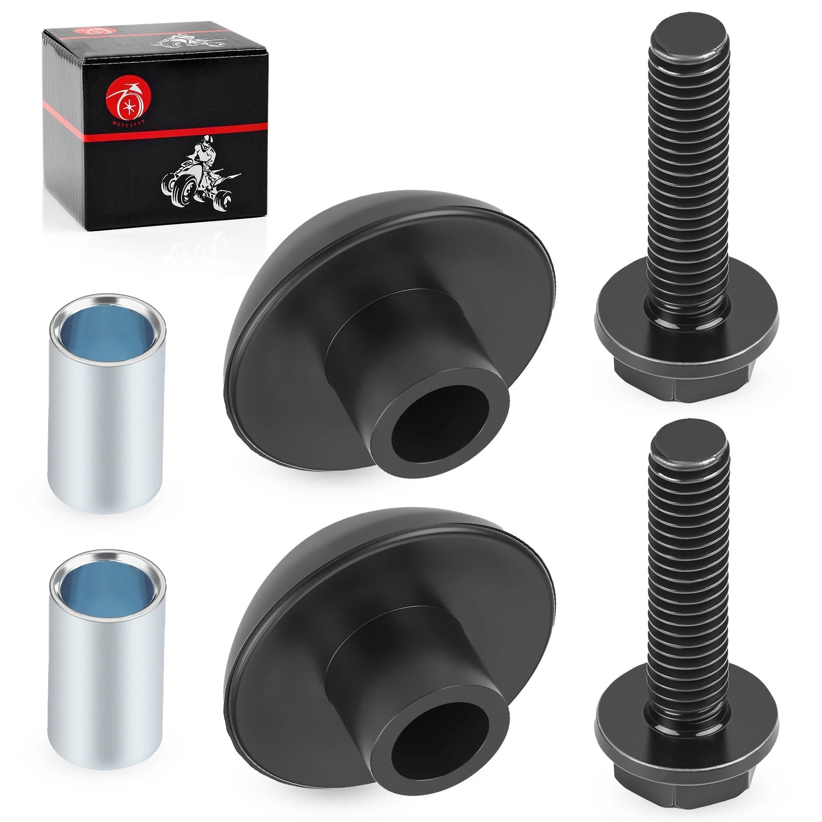 Handle Bar End Guard w/ Screw for Honda FourTrax Sportrax 250 300 (1985–2006)