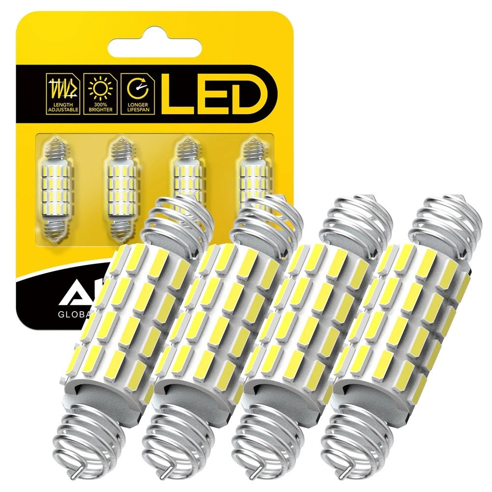 Set of 4 AUXITO 39MM-42MM Festoon LED Map/Dome Light Bulbs for