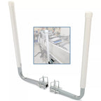 2X Boat Trailer Guide On 40" Zinc-Plated Post PVC Poles for Sailboat Trailer