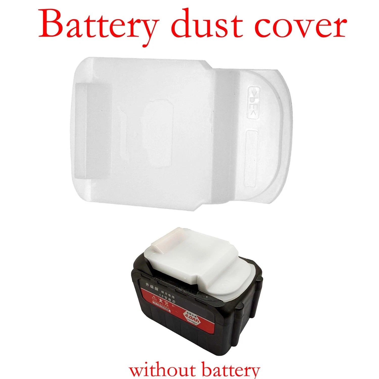 Dust Cover for Makita BL1830 BL1840 BL1815 18V Batteries (Compatible)