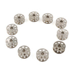 Set of 10 Metal Large Bobbins for Juki DNU-241, DNU-1541, DNU-1541S