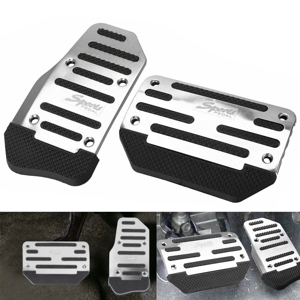 2X Non Slip Automatic Brake Gas Foot Pedal Pad Cover Universal Accessory