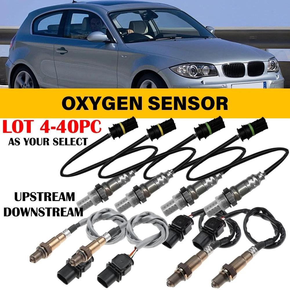 Set of 4 Oxygen Sensors for BMW 128i 135i 325xi 330 528i X3 X5 Z4 (2008–2013)