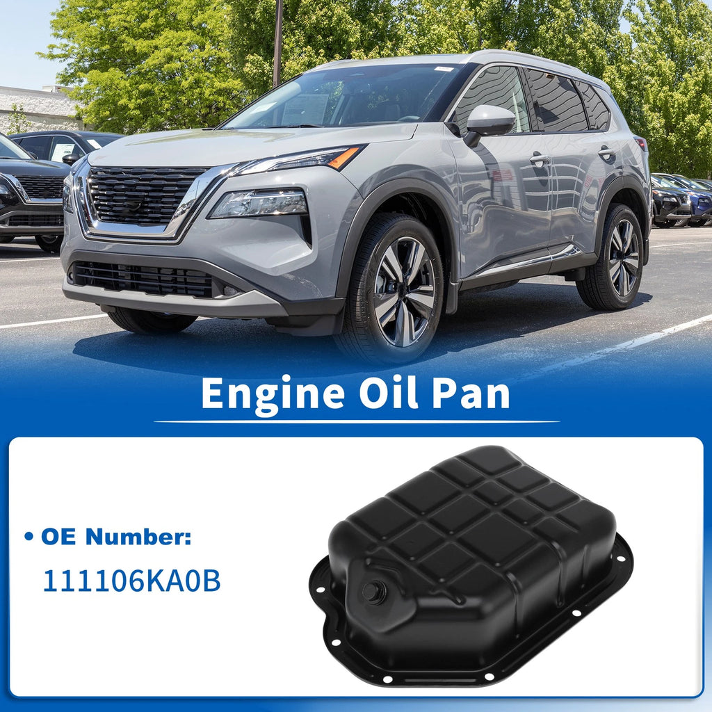 Engine Oil Pan Sump with Drain Plug 111106KA0B for Nissan Pathfinder (2017–2020)