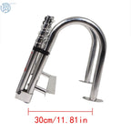 4 Step Stainless Steel Telescoping Boat Ladder