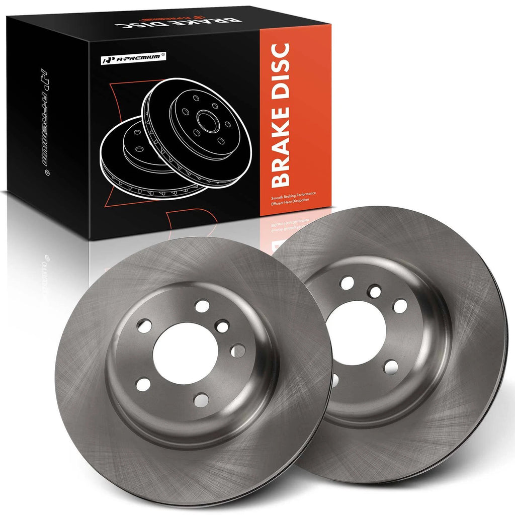 2X Front Disc Brake Rotors for BMW 528i (2011–2016)