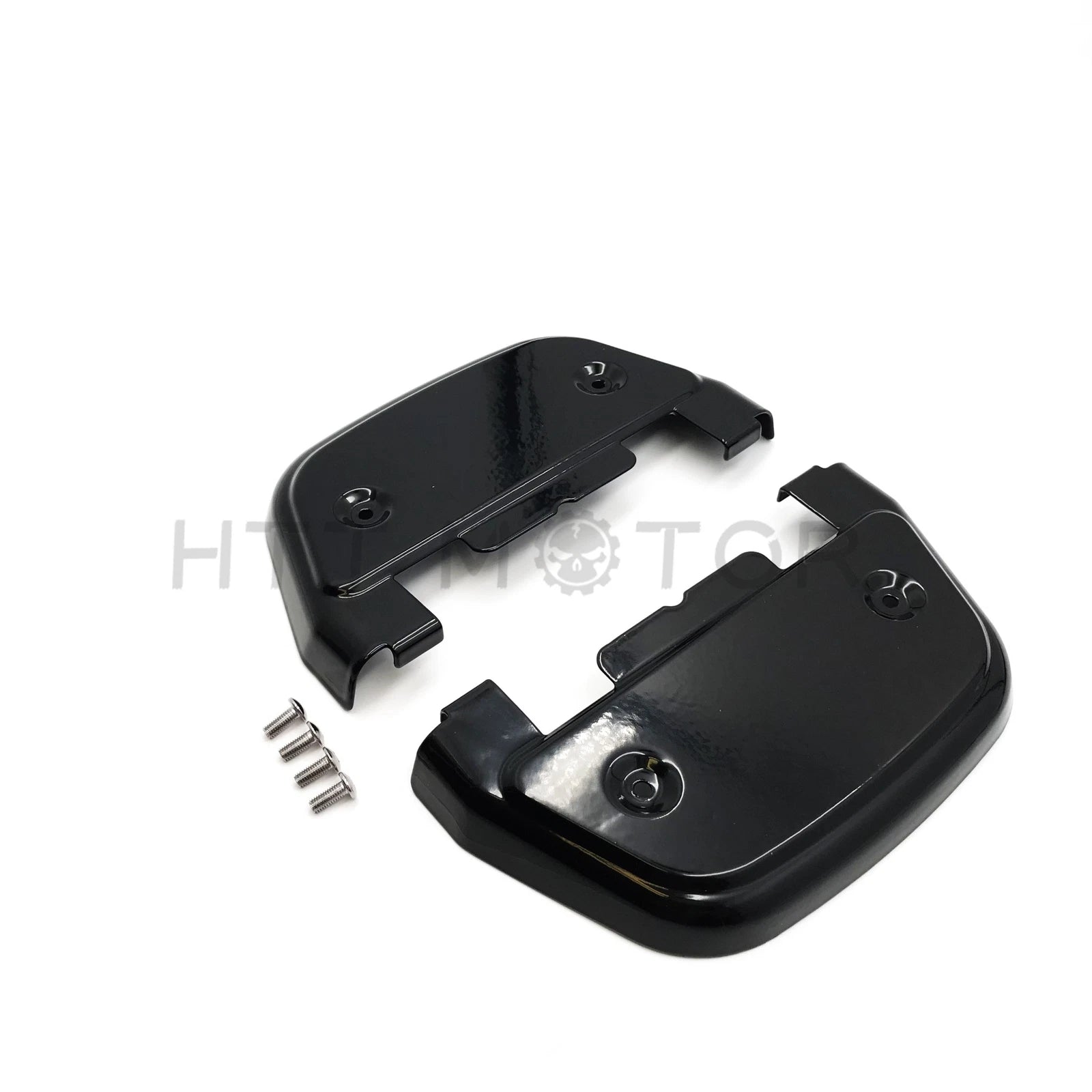 Passenger Footboard Covers for Harley Street Bob/Road Glide/Street Glide (2018–2023) Black
