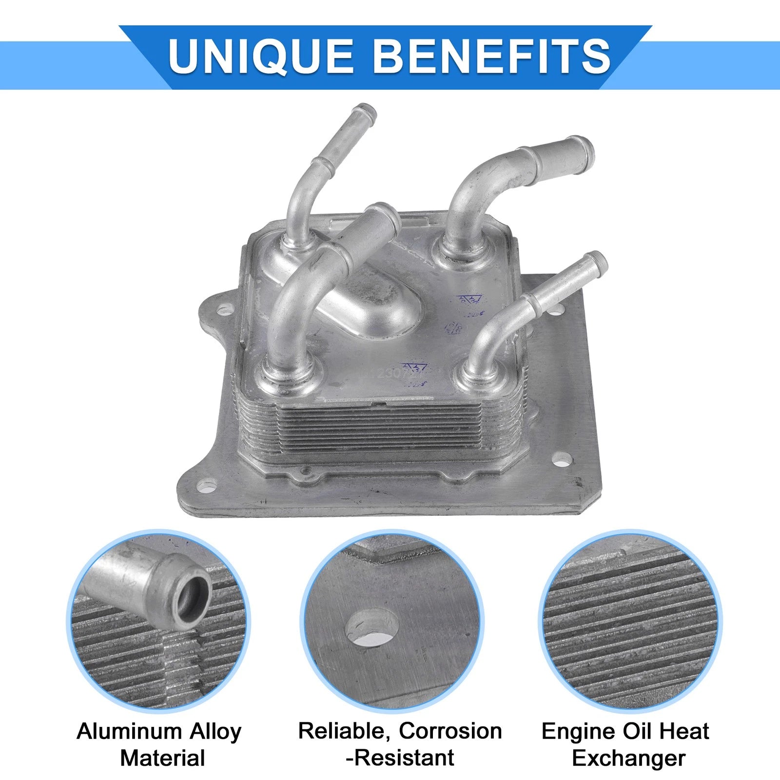 Engine Oil Cooler with Seals for Nissan Altima Maxima (2002–2018) No. 2160628X0B