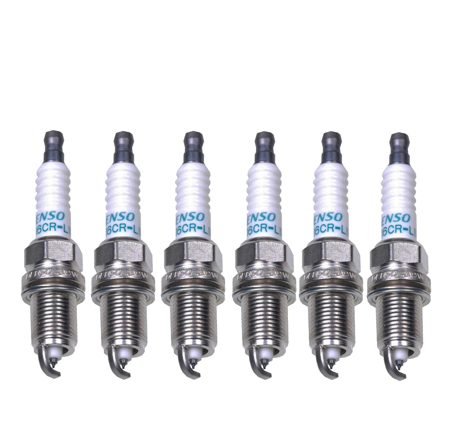 Set of 6 Denso Iridium Spark Plugs Gap 0.044 for Acura Honda Mazda