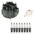 Distributor Rotor Cap & Spark Plugs Kit for Chevrolet Caprice (1987)