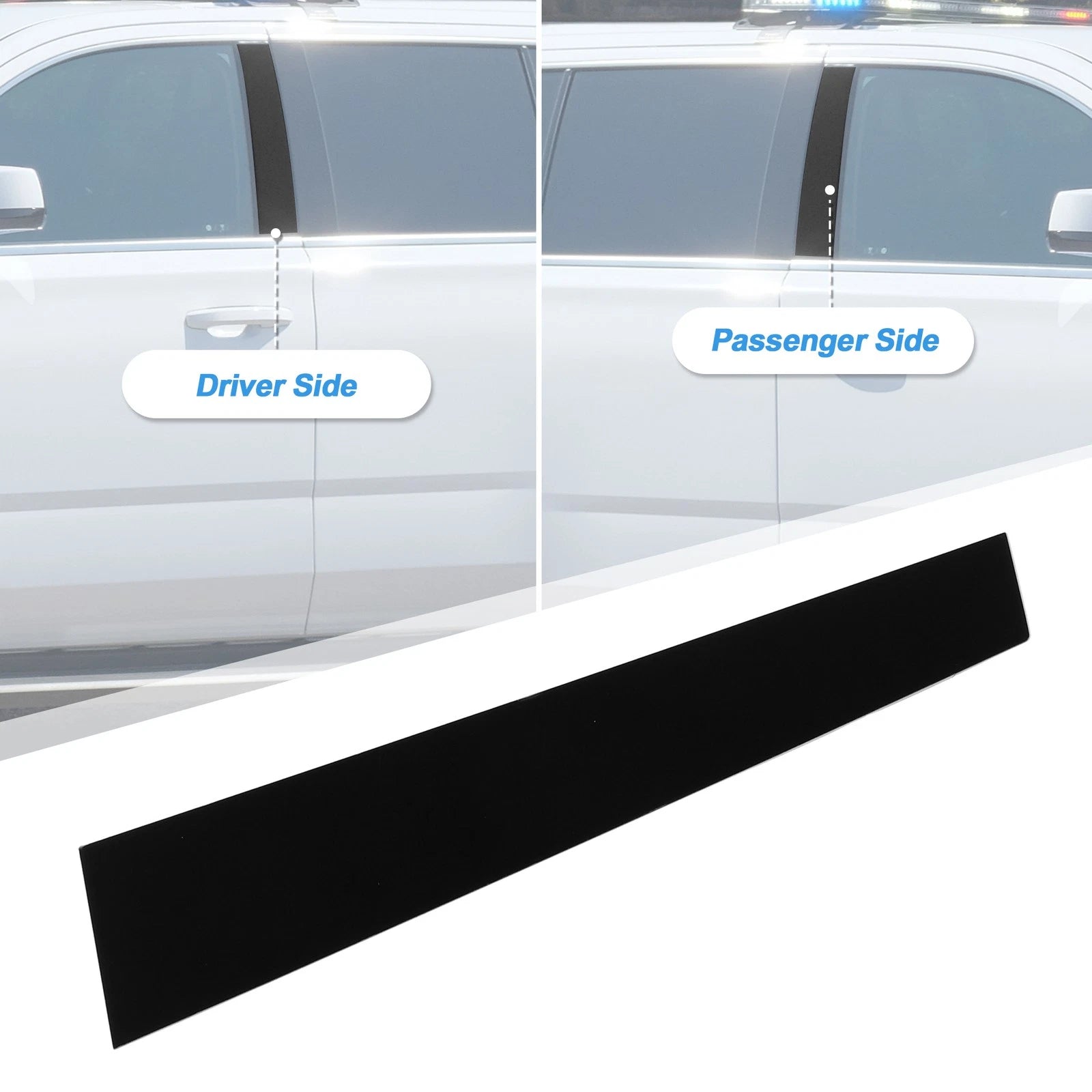 10Pcs B Pillar Trim Exterior Garnish for Hyundai Sonata (2011–2014)