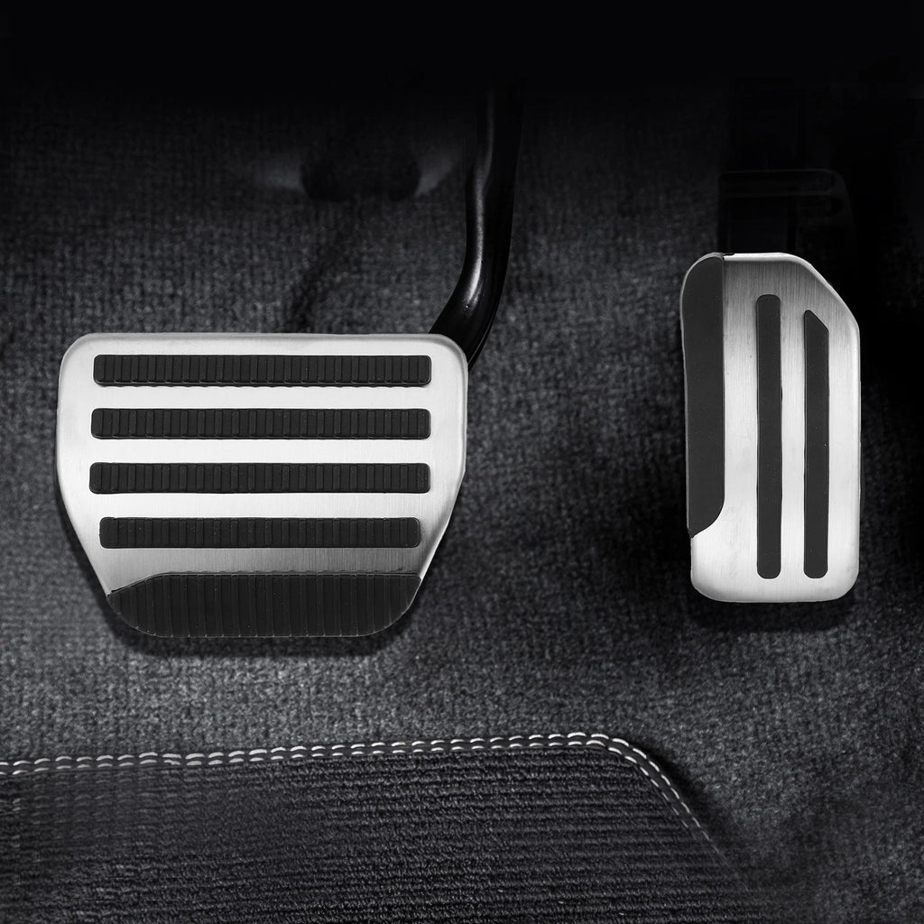 2X Brake and Gas Accelerator Pedal Covers for Nissan Pathfinder (2013–2021)