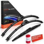 Set of 3 Windshield Wiper Blades for Chevrolet Venture (2000–2005)