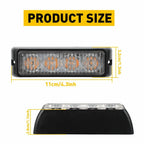 1X 4LED Strobe Light for Pickup Truck (24V-12V)