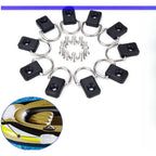 Stainless Steel D Rings Hardware Kit for Kayak (16 Screws Nuts)