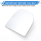 Right Driver Side Heated Mirror Glass for Ford Transit Custom (2013–2023)