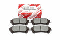 Set of 4 Rear Disc Brake Pads for Lexus RX350 RX450h (2010–2015) 0446648130